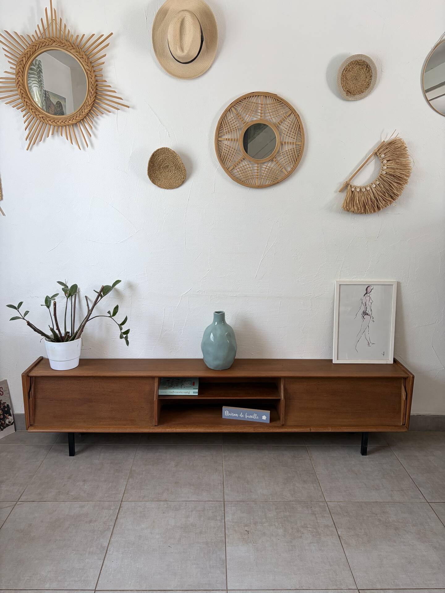 Vintage low enfilade (shallow)