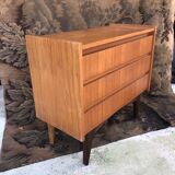 Vintage solid wood chest of drawers