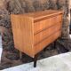 Commode vintage bois massif