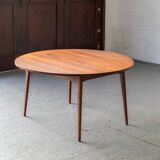 Round dining table by Louis Van Teeffelen for Wébé, 1960's