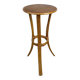 Mini rattan plant holder pedestal from the 60s