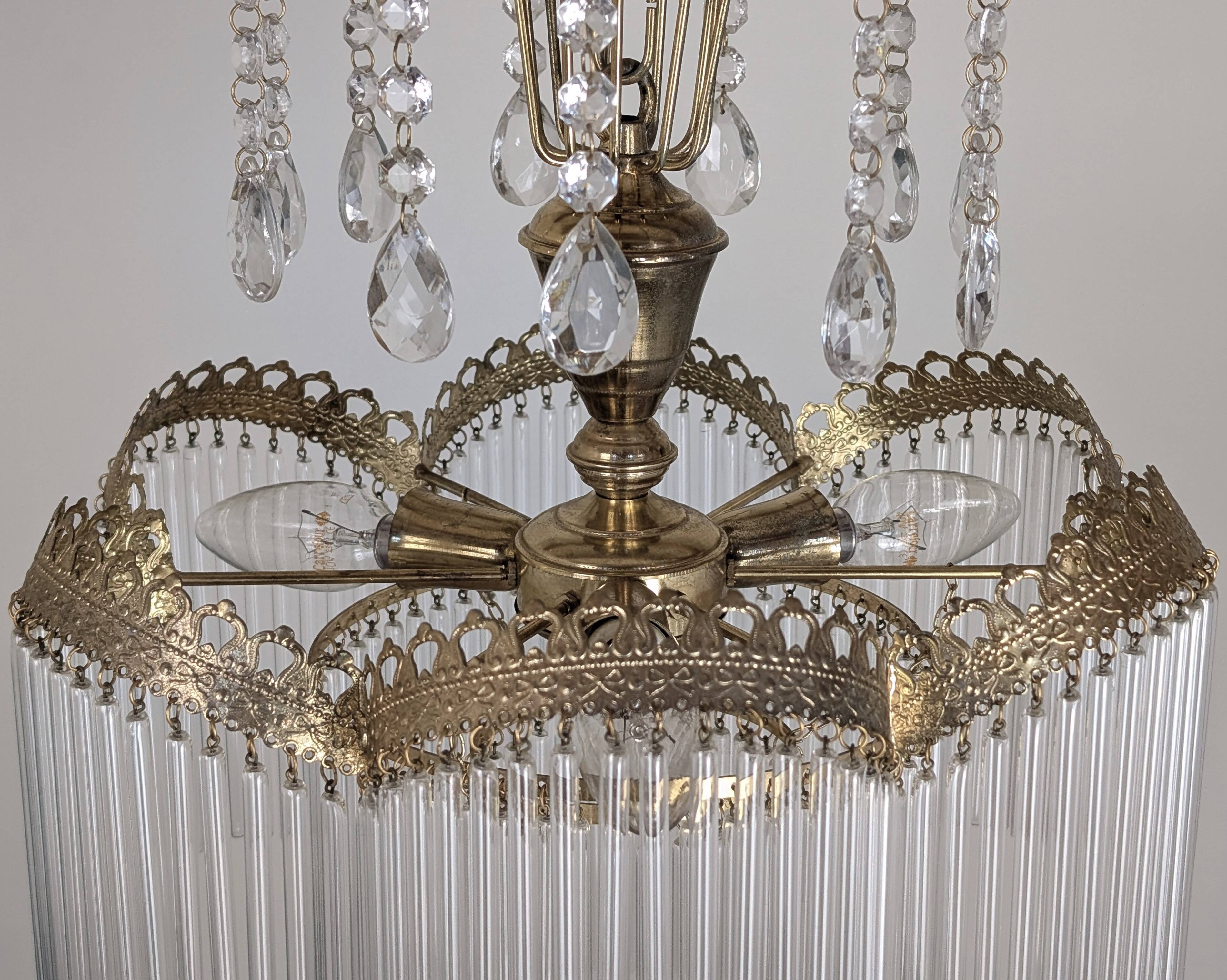 Tassel chandelier