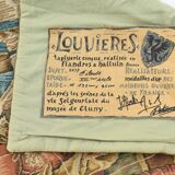 Louvières tapestry representing medieval scene