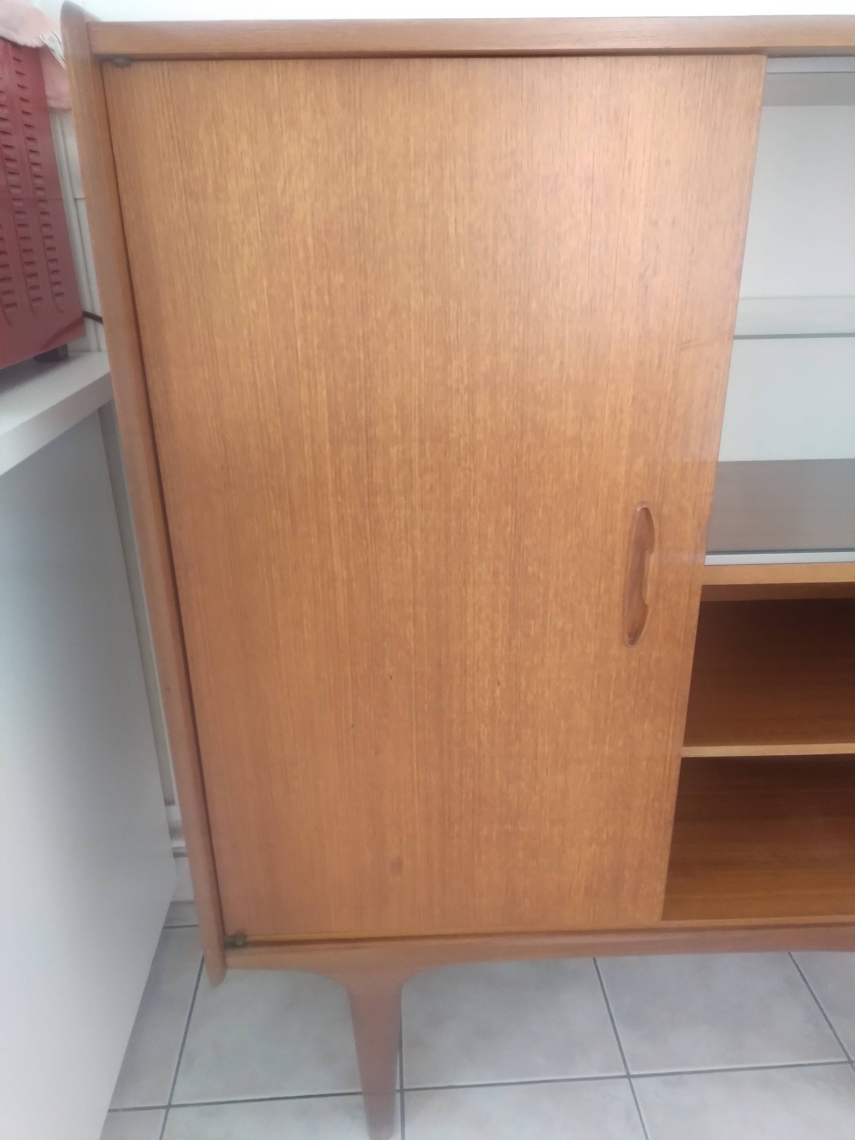 Scandinavian teak library buffet