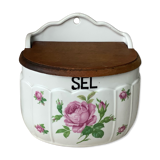 Vintage wall salt box