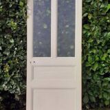 Communication door 1 translucent glass H233.5xL84.5cm old 20th century