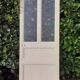 Communication door 1 translucent glass H233.5xL84.5cm old 20th century