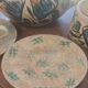Large ceramic tea service signed Vallauris, vintage 1960.
