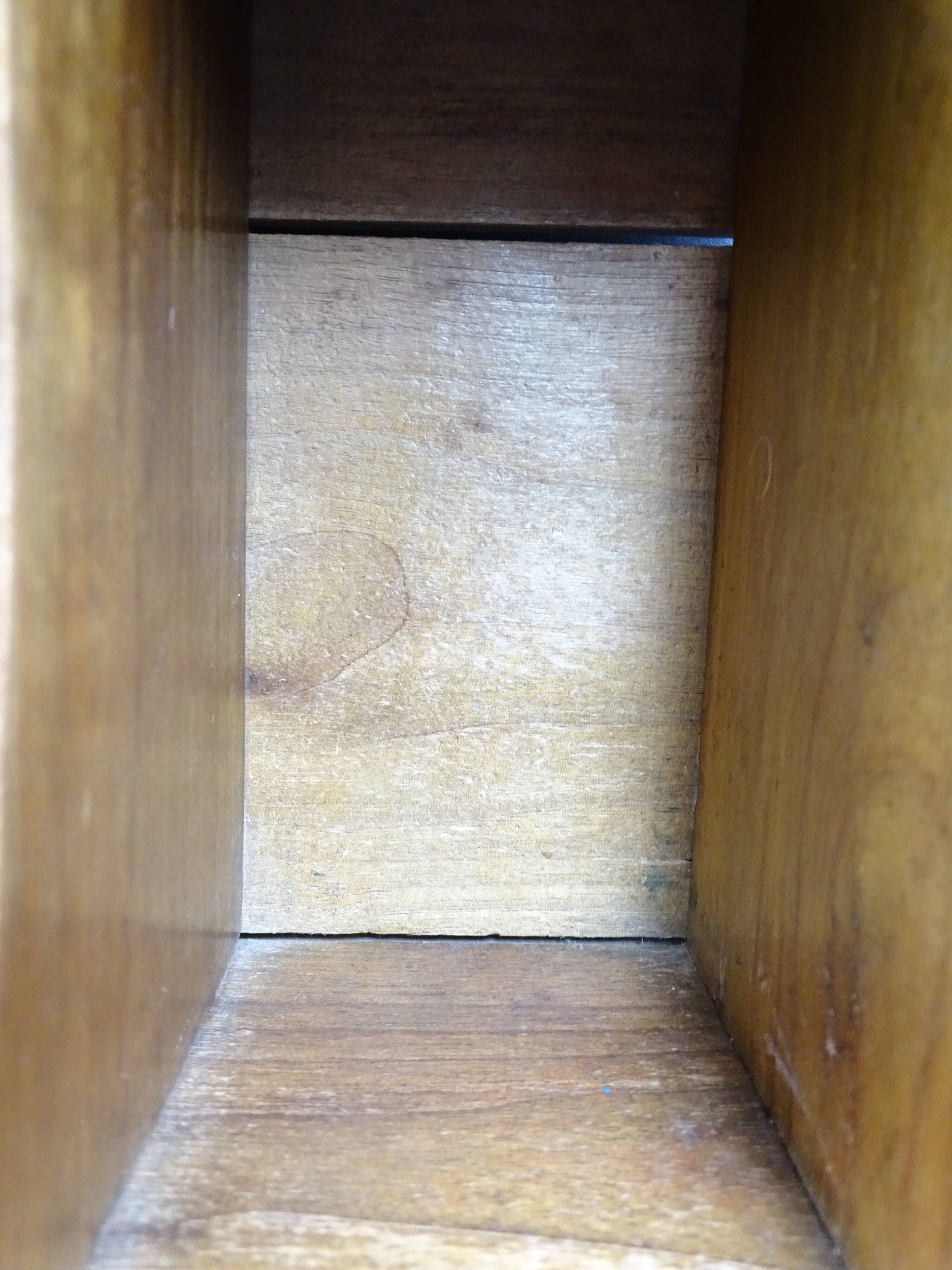 Walnut wall shelf, circa 1920/1930