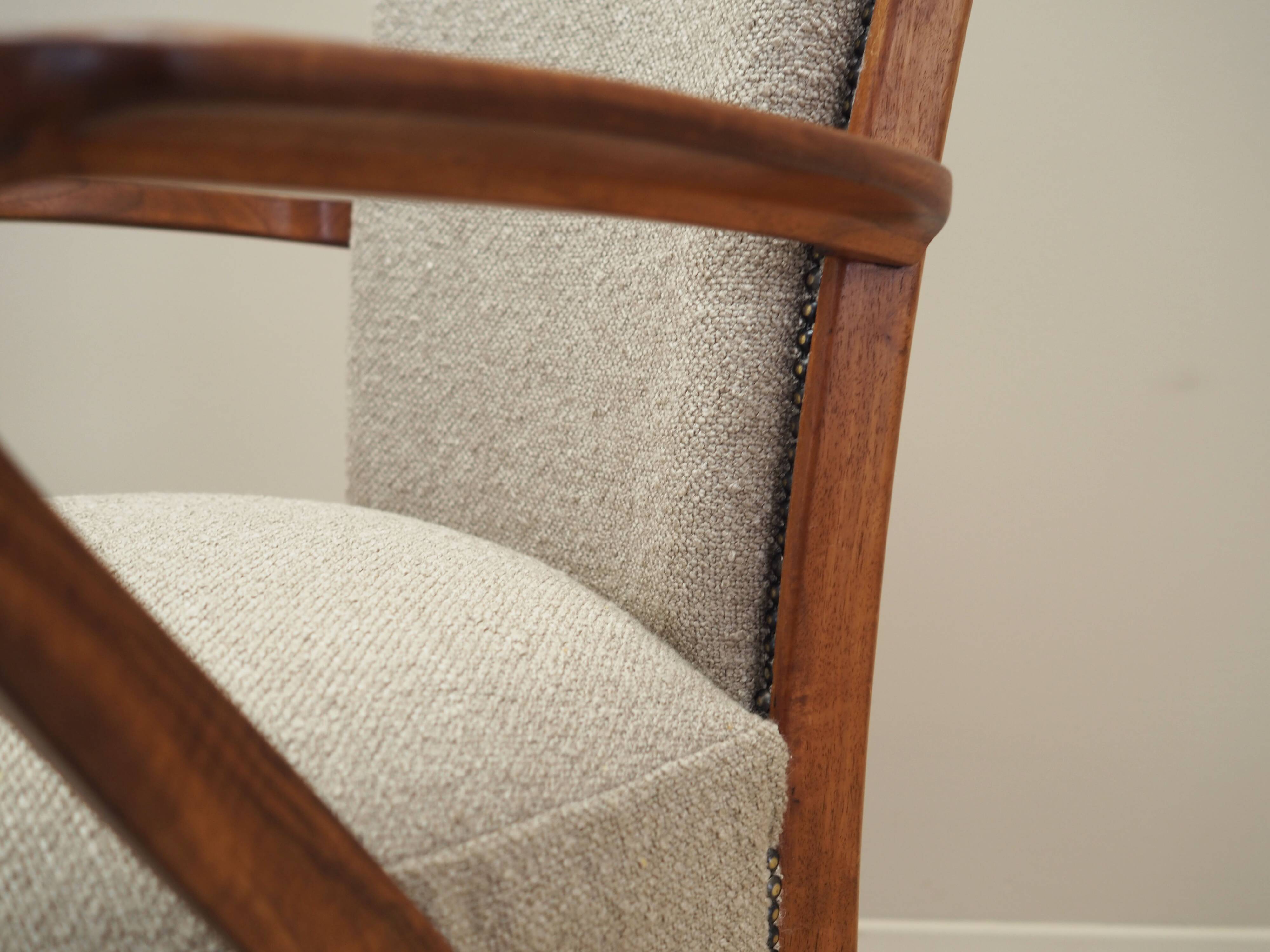Walnut chair, Danish design, 1970s, production: Denmark