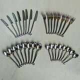 Spiral cutlery Geneviève Lethu for 8 people