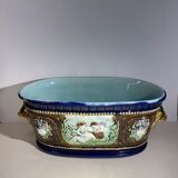 Barbotine, cache pot , XIX siècle début XX siècle