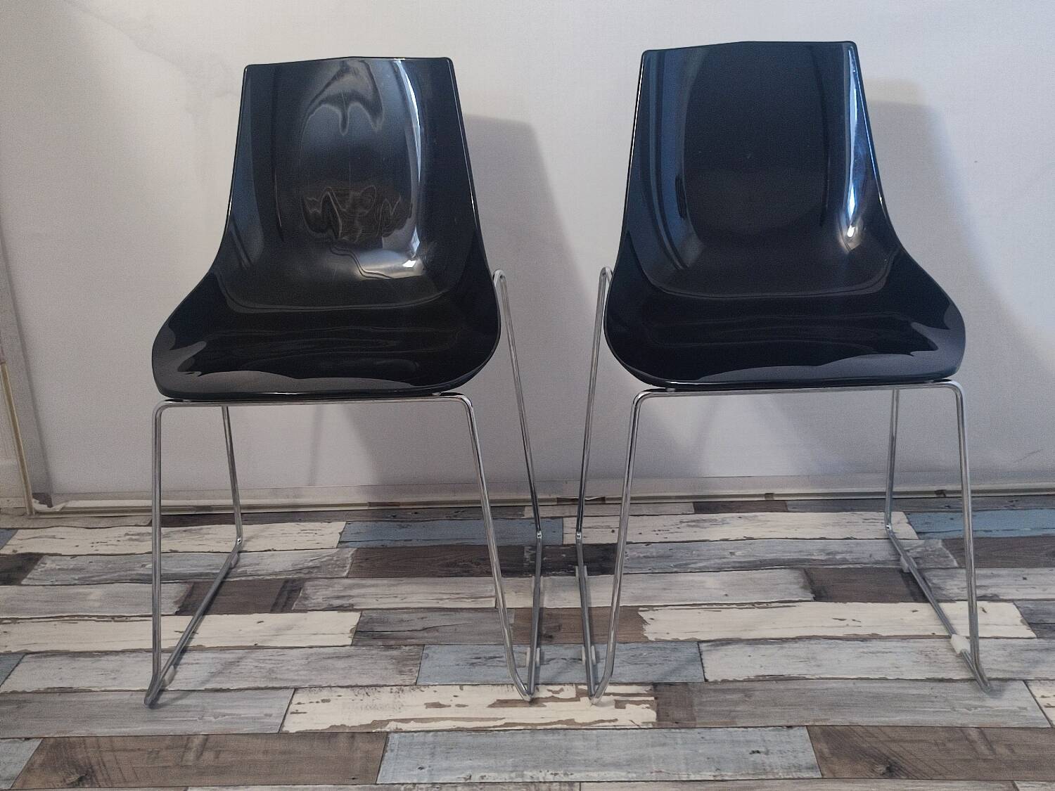 Pair of vintage Dal Segno designer chairs