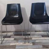 Pair of vintage Dal Segno designer chairs
