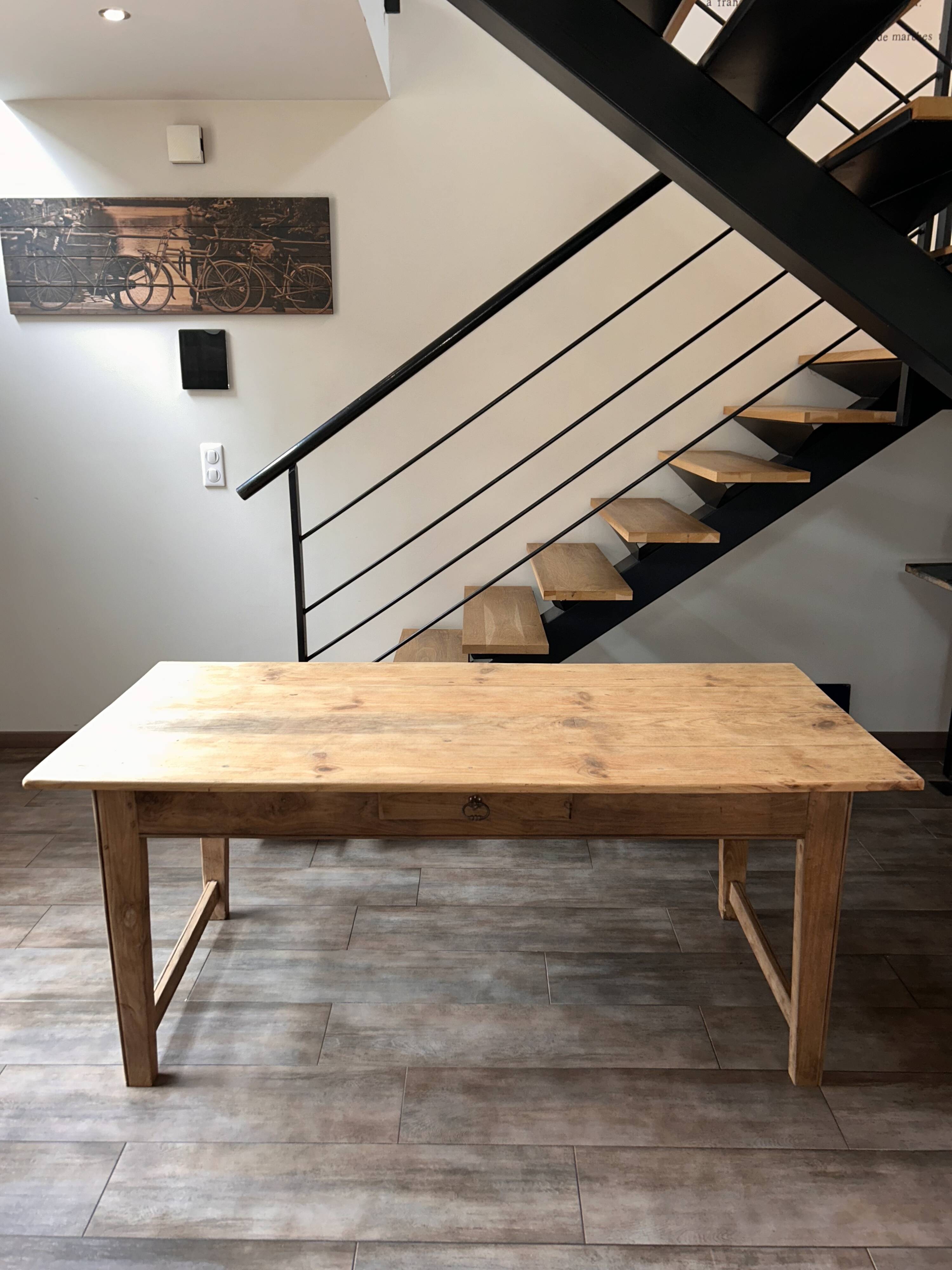 Renovated farmhouse table
