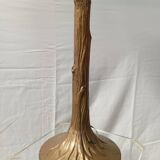 Gold metal and mother-of-pearl lamp from the 70s