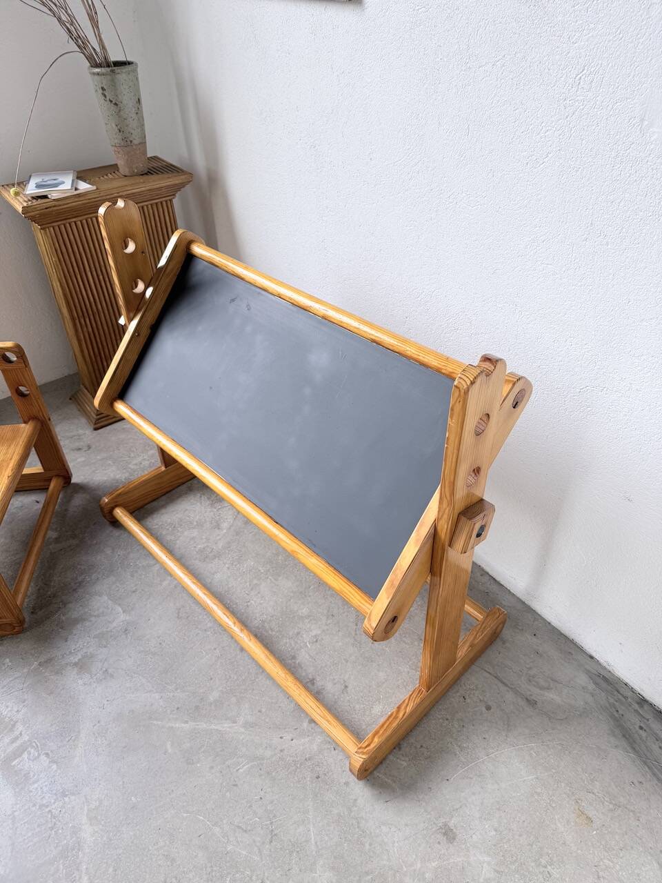 Bureau et chaise enfant pin Bauhaus