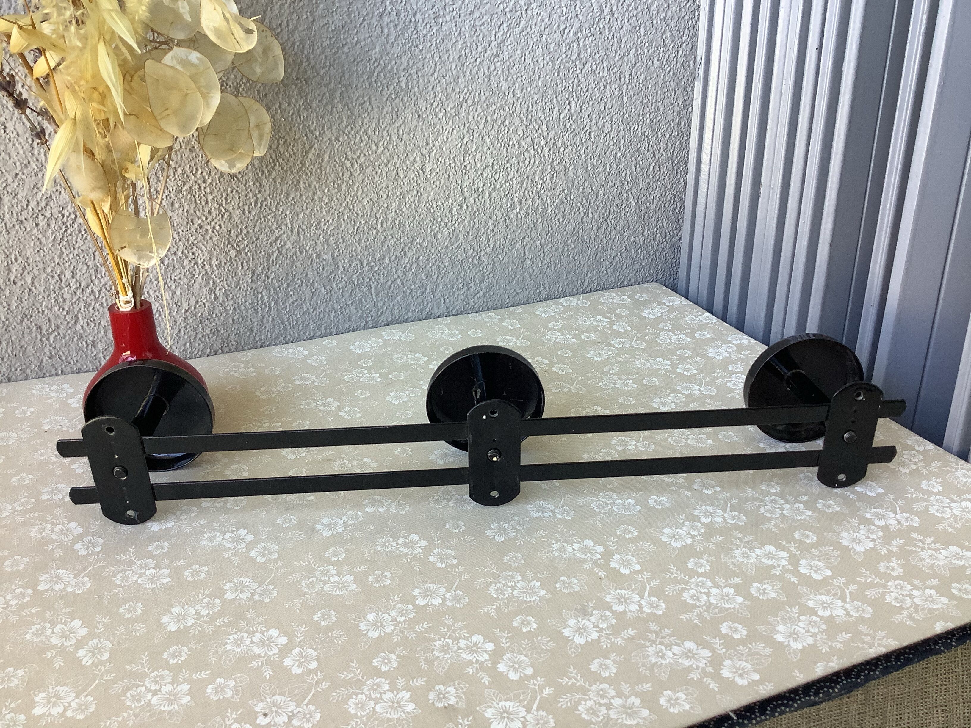 Vintage patère 70' black