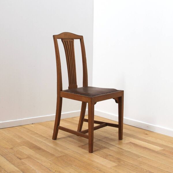 Suite de 6 chaises de salle à manger chippendale