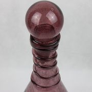 Carafe violine verrerie de Biot 1960