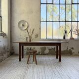 Walnut farmhouse table 2.10m from the 50s