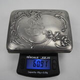 solid silver cigarette case vermeil nineteenth sterling silver cigarette case