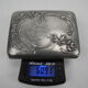 solid silver cigarette case vermeil nineteenth sterling silver cigarette case