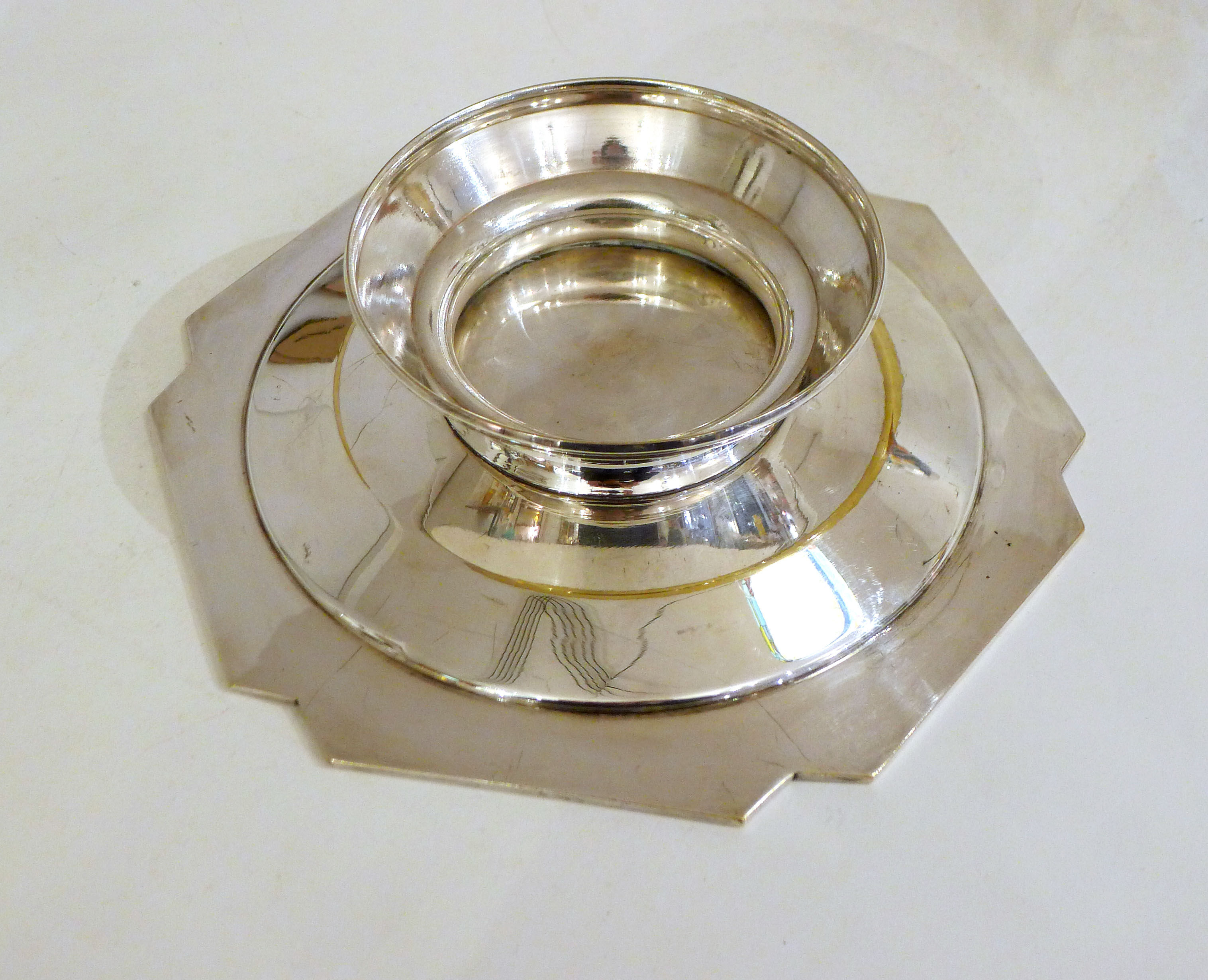 Art Deco silver standing cup