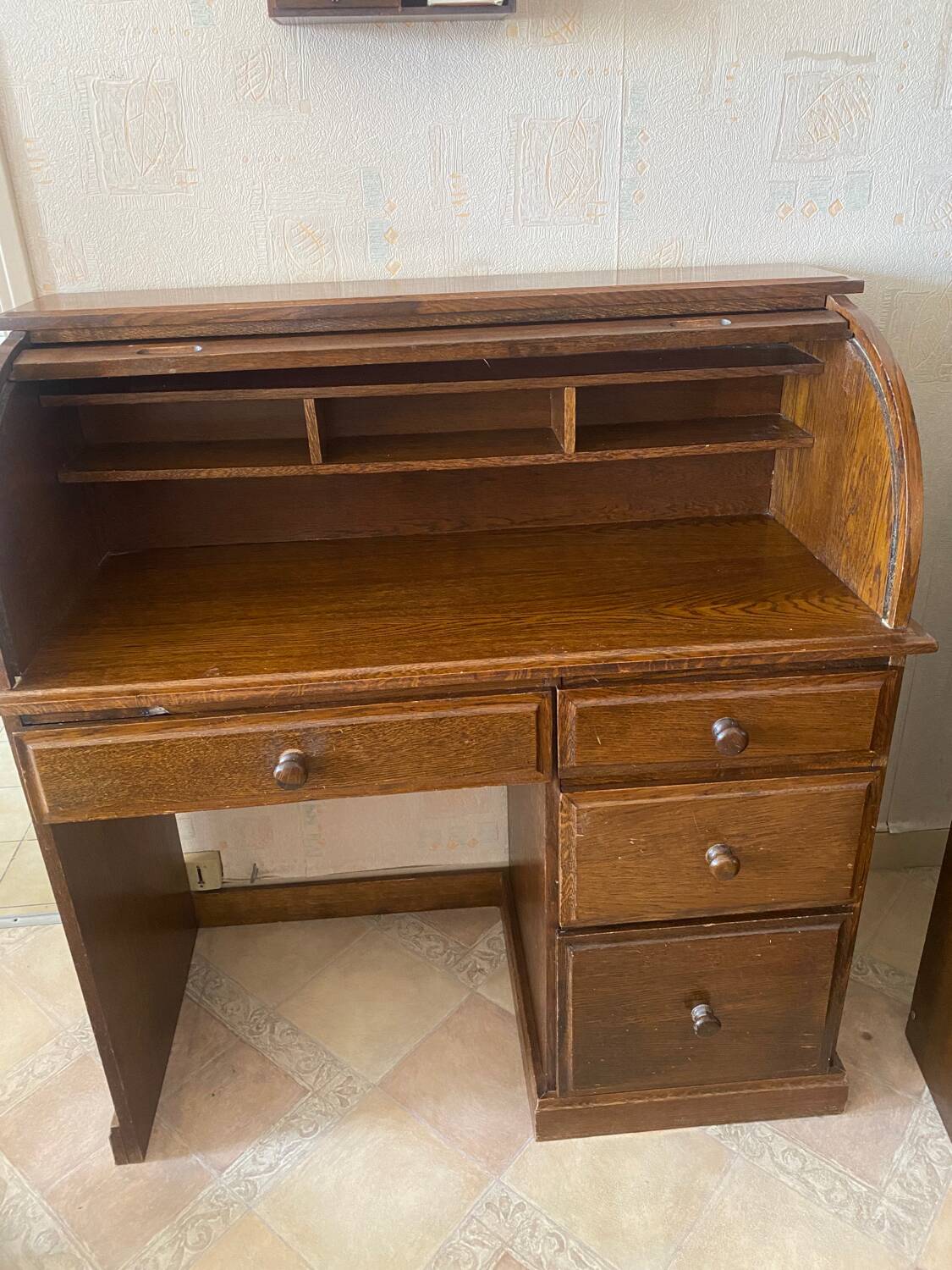 Secretary and curtain file set