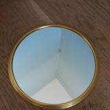 Gold round mirror top