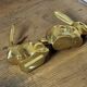 Lapin en laiton