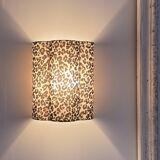Leopard fabric applique