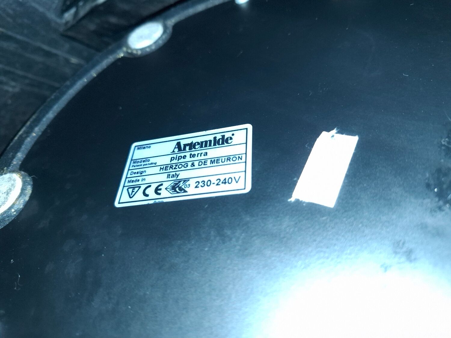 Pipe floor lamp, Artemide, Italy