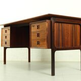 Bureau danois du milieu du siècle en palissandre par Erik Brouer, Danemark des années 1960