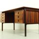 Danish Mid Century Desk in Rosewood by Erik Brouer, 1960s Denmark