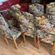8 chairs and 1 Louis XIII style armchair handmade.