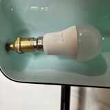 Lampe de bureau, notaire, banquier, opaline verte, art deco 1930