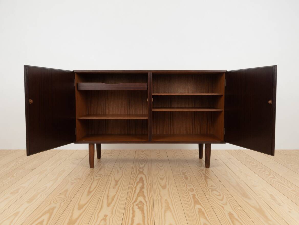 Cabinet en bois de rose modèle 4 par Omann Jun Mobelfabrik, années 1970