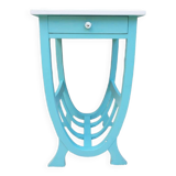 South Sea blue gondola side table