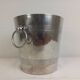Silver metal champagne seal
