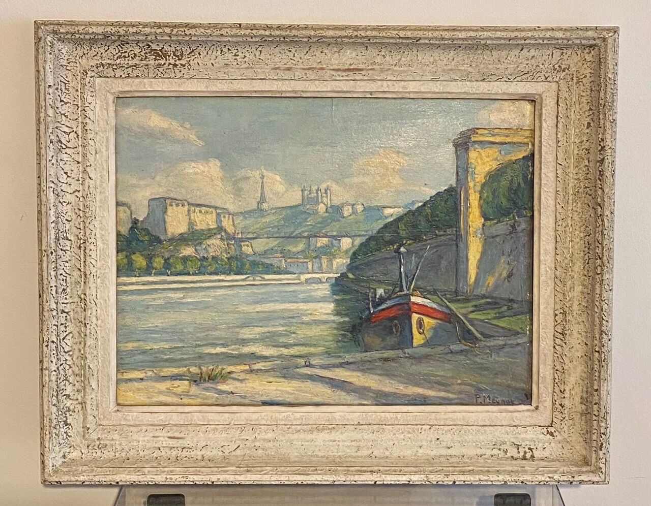 Old painting, signed marine, 50s/60s