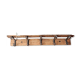 Old industrial coat rack