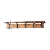 Old industrial coat rack