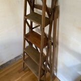 Ancien escabeau en bois début XXe