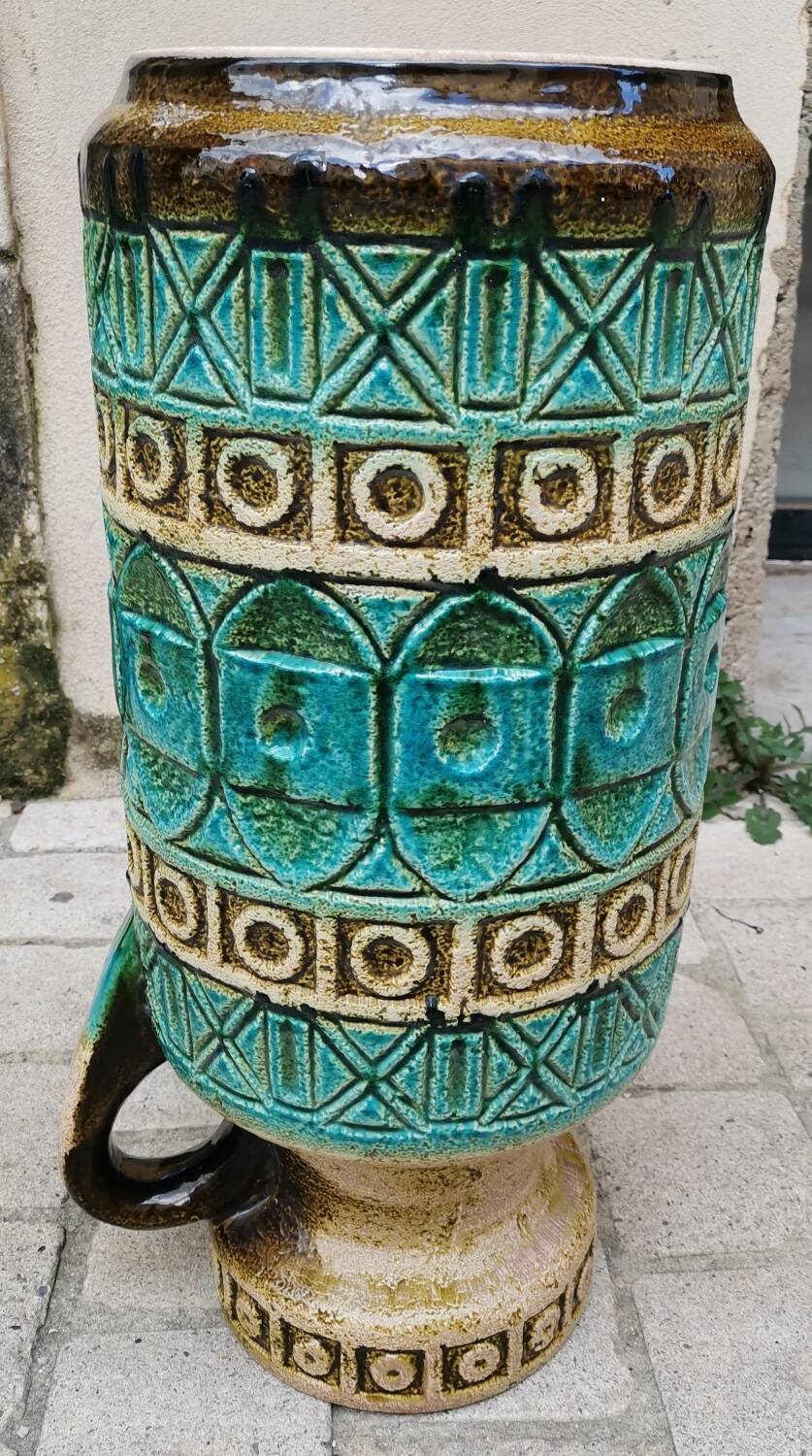 Vase, umbrella stand, Bay keramik