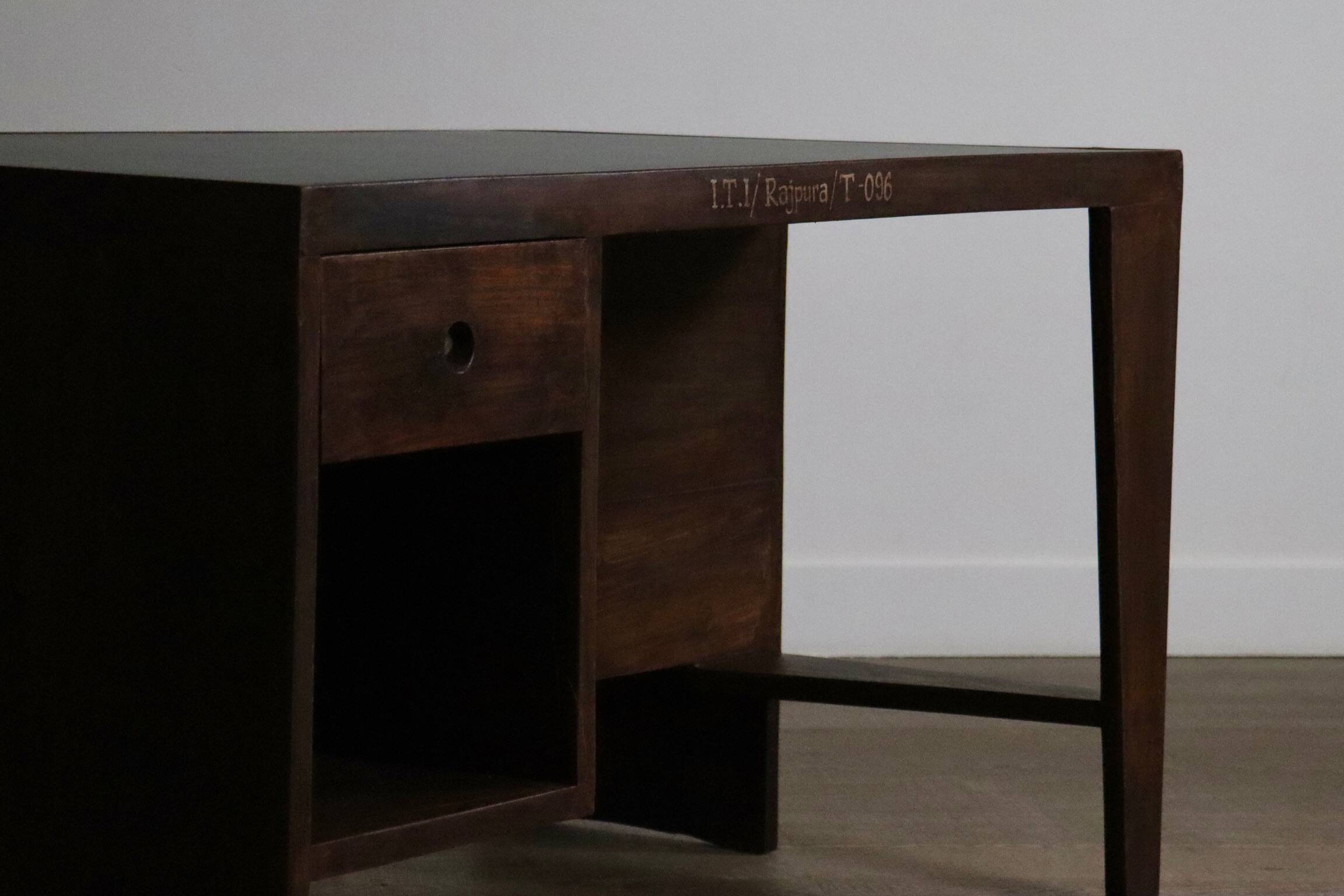 Pierre Jeanneret Pigeonhole Desk PJ-BU-02-A, India 1950s
