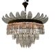 Vintage Bronze Crystal Light Pendant 1950’s