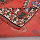 Red Vintage Moroccan rug 186 x 362 cm - Berber Wool Rug - Handmade Rug Boho