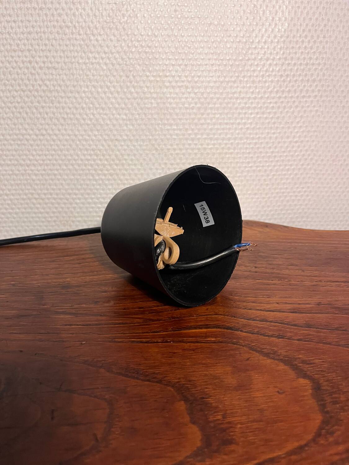 Pastel blue bell pendant light