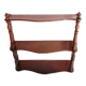 Waxed wooden shelf, vintage, 1950s